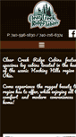 Mobile Screenshot of clearcreekridgecabins.com